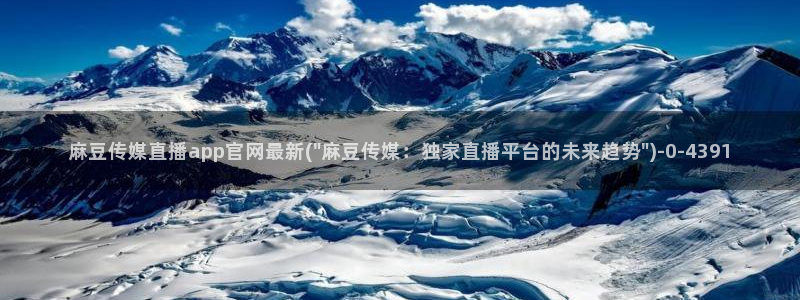 麻豆传媒官网地址